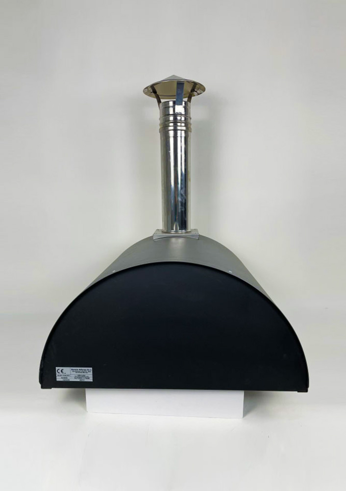 CE Certification Back Alfonso 2 Pizze Wood Oven